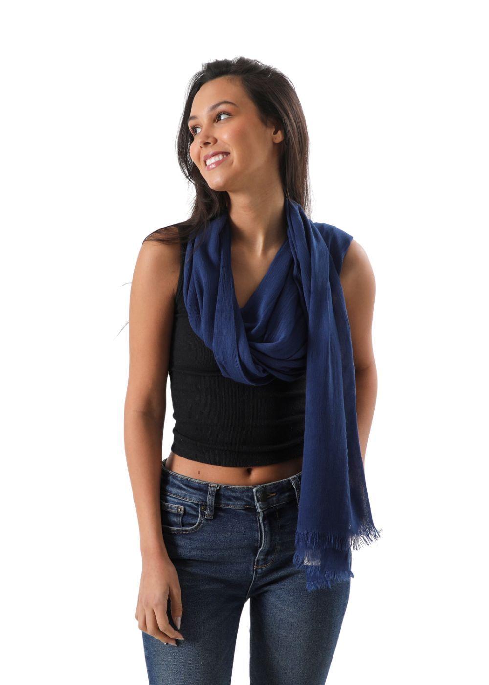 Pañuelo Liso Bristol Azul Humana-2