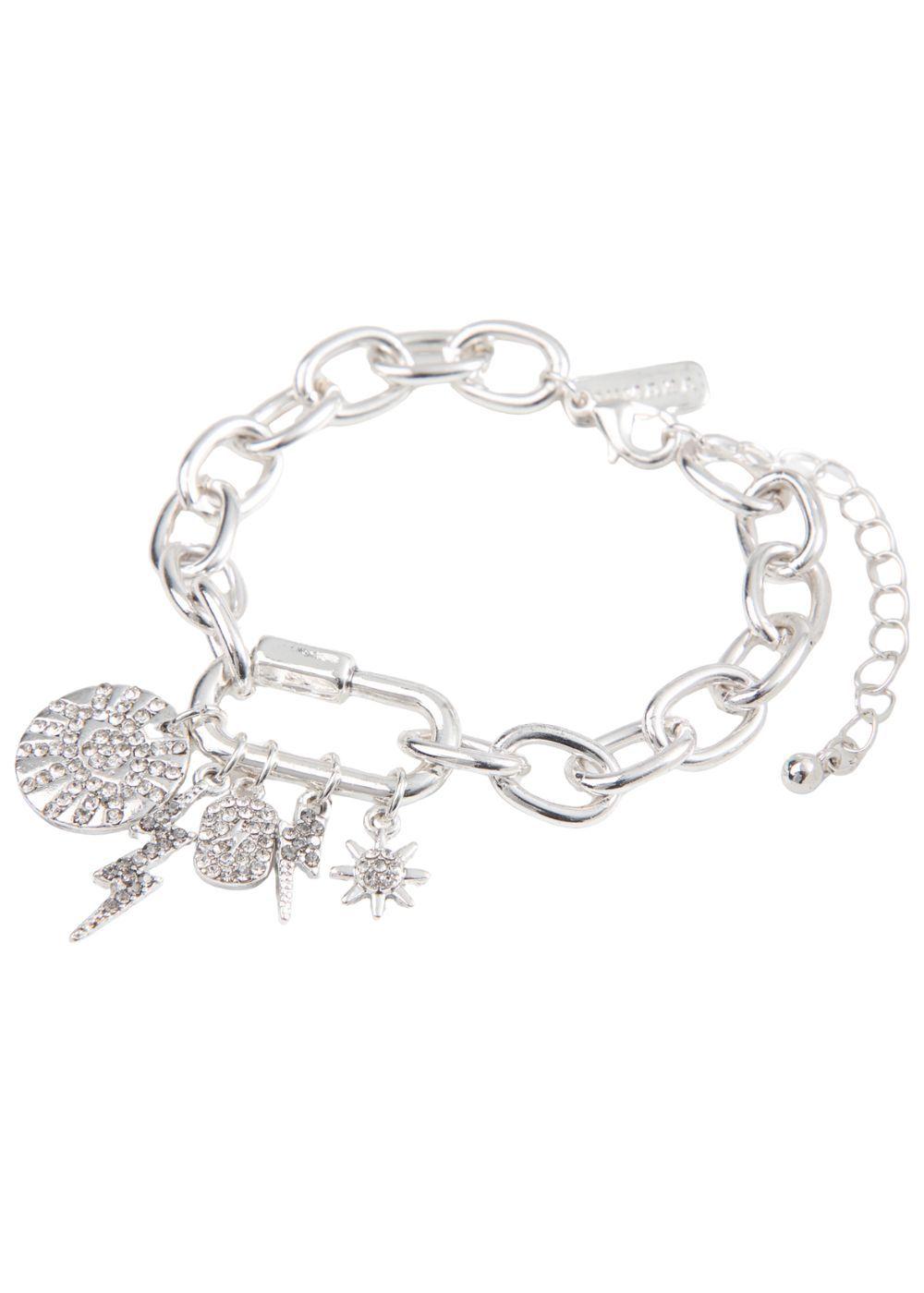 Pulsera Iconos Plateado Humana-0