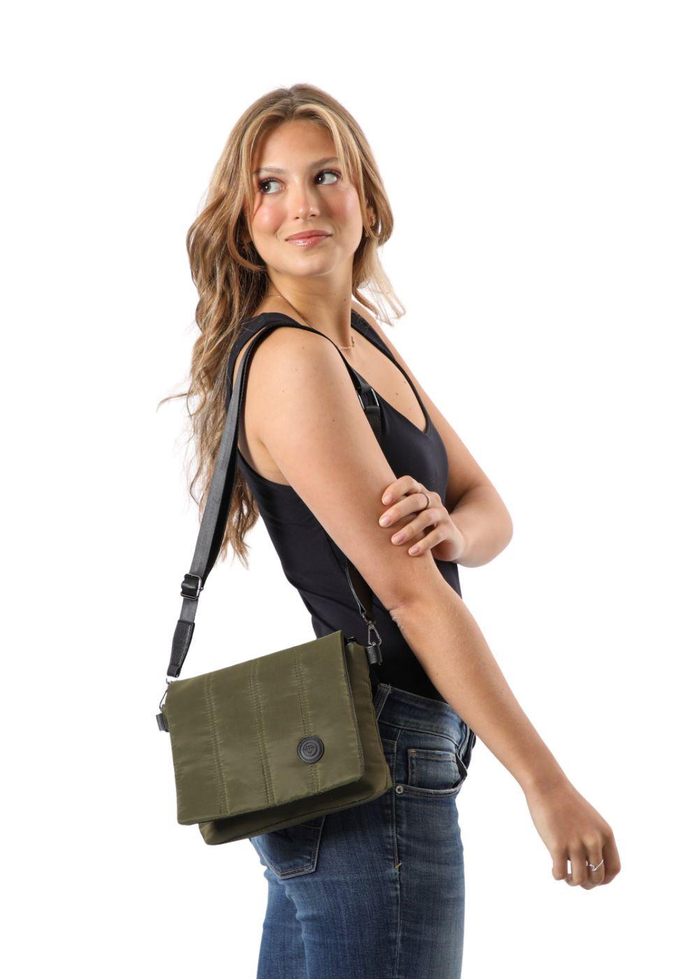 Cartera Cruz Solar Green Verde i-D-3