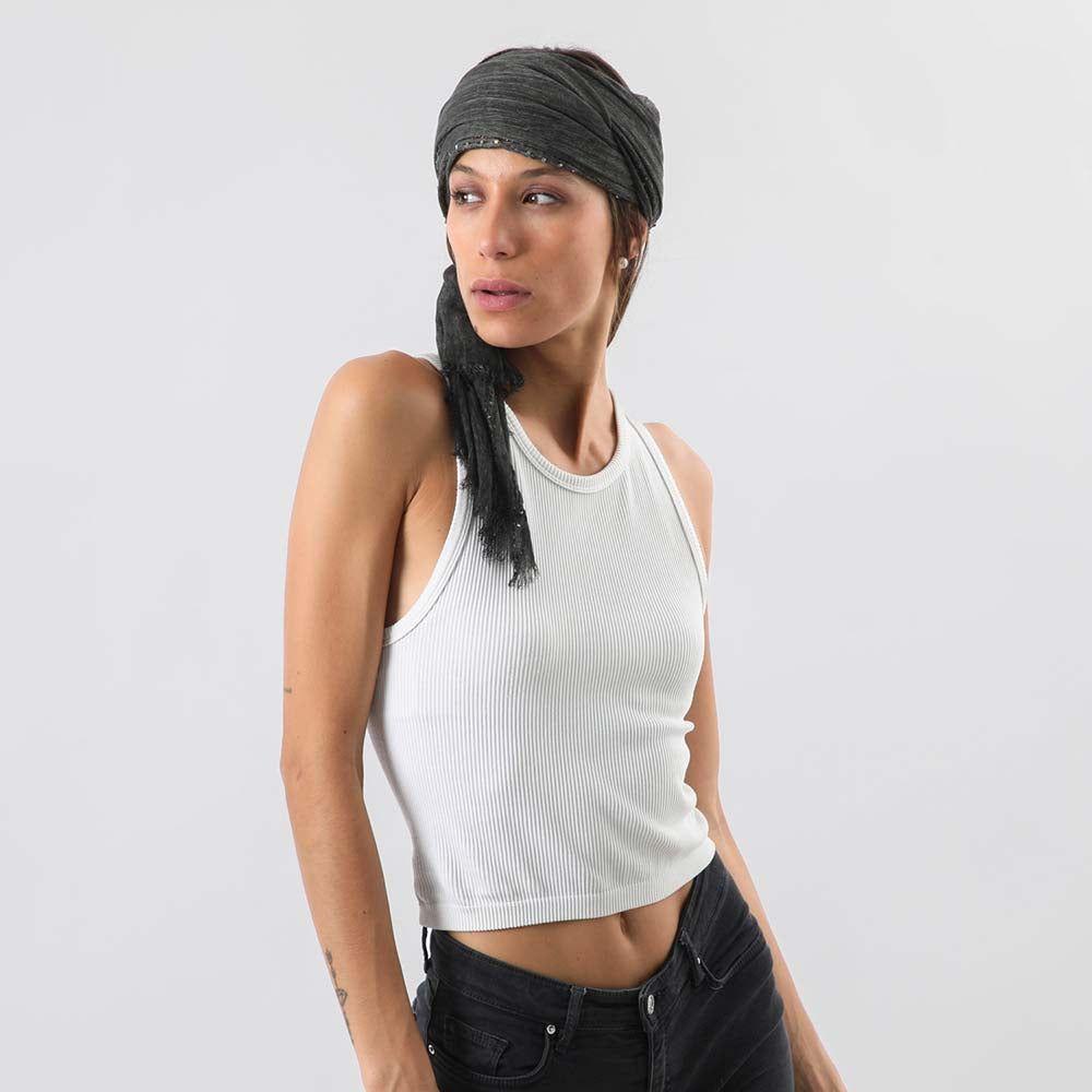 Pañuelo Liso Adelaide Negro i-D-1