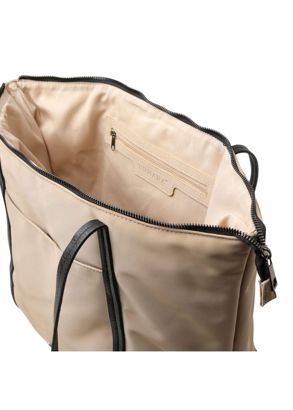 Cartera Hombro Argos Beige Humana-2