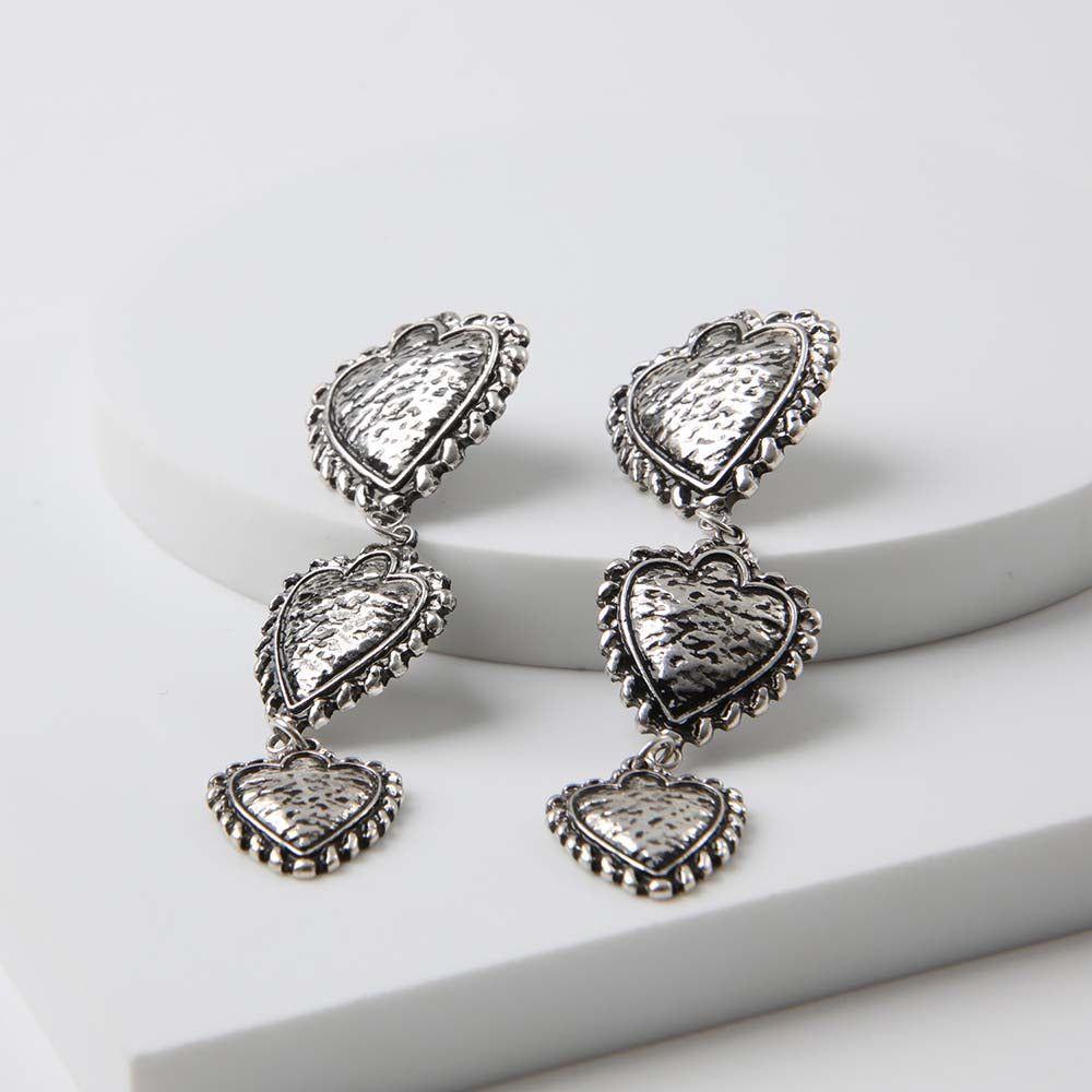 Aros Largo Mick Plateado Humana-0