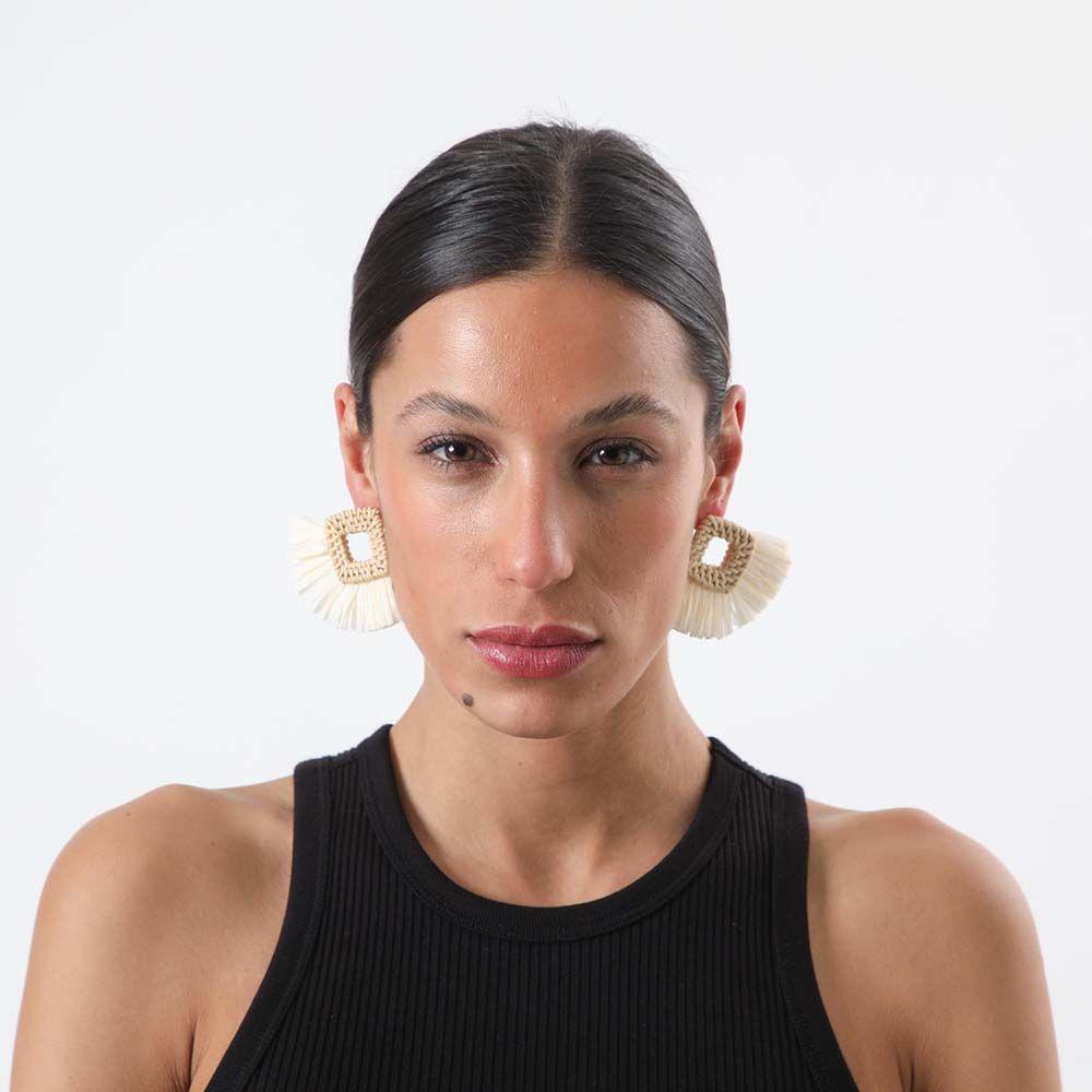 Aros Mediano Escabiosa Beige Humana-1