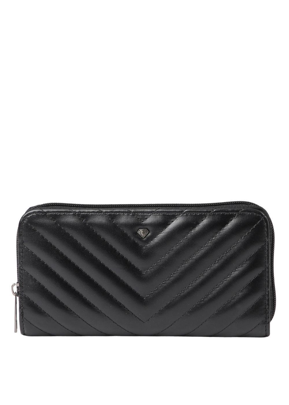 Billetera Grande Quilted Negra i-D-0
