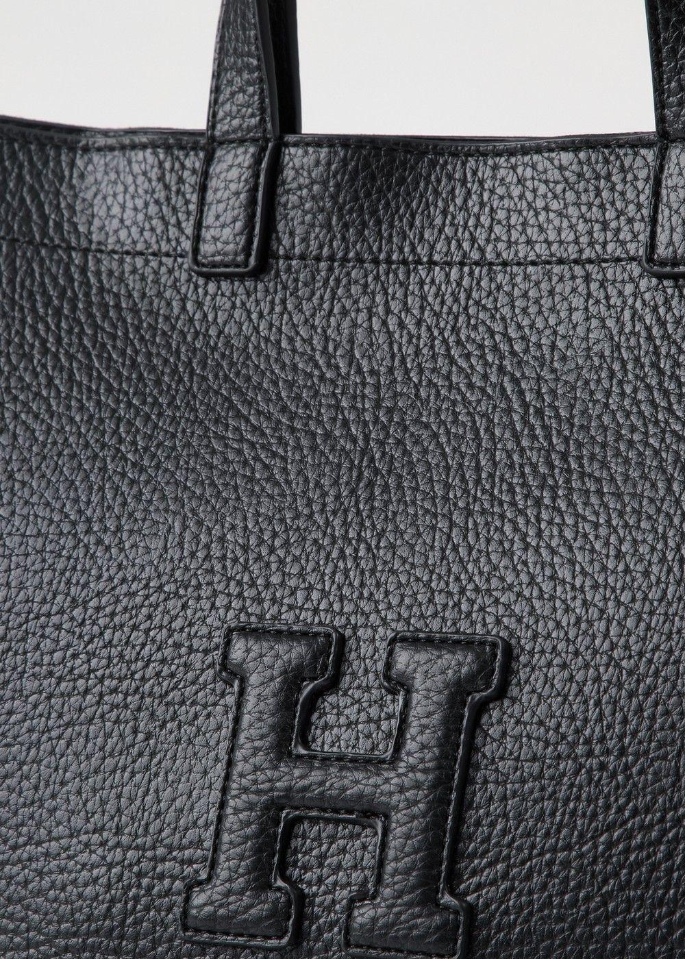 Cartera Tote Bianca Negro Humana-3