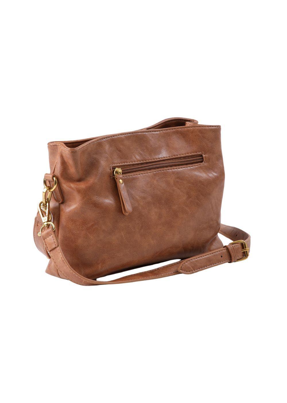 Cartera Bandolera Brigit Camel Humana-2