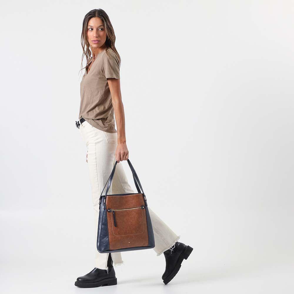 Cartera Hombro Café Bright i-D-3