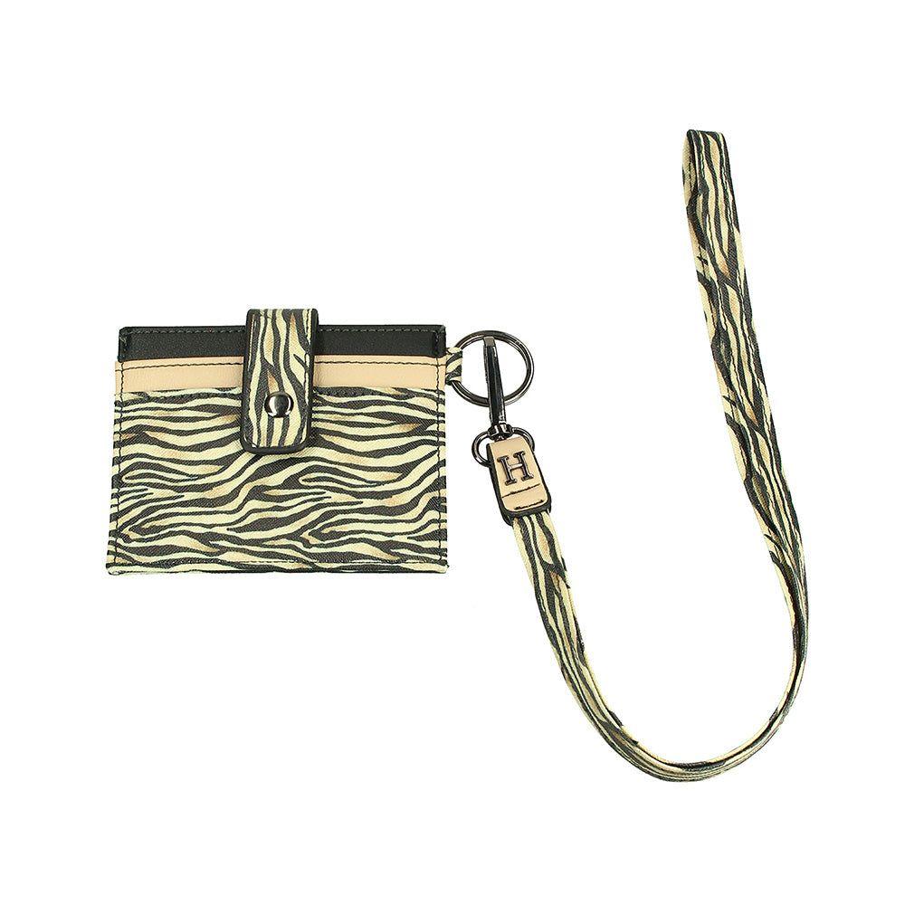 Billetera Tarjetero Zebra Negro Humana-0