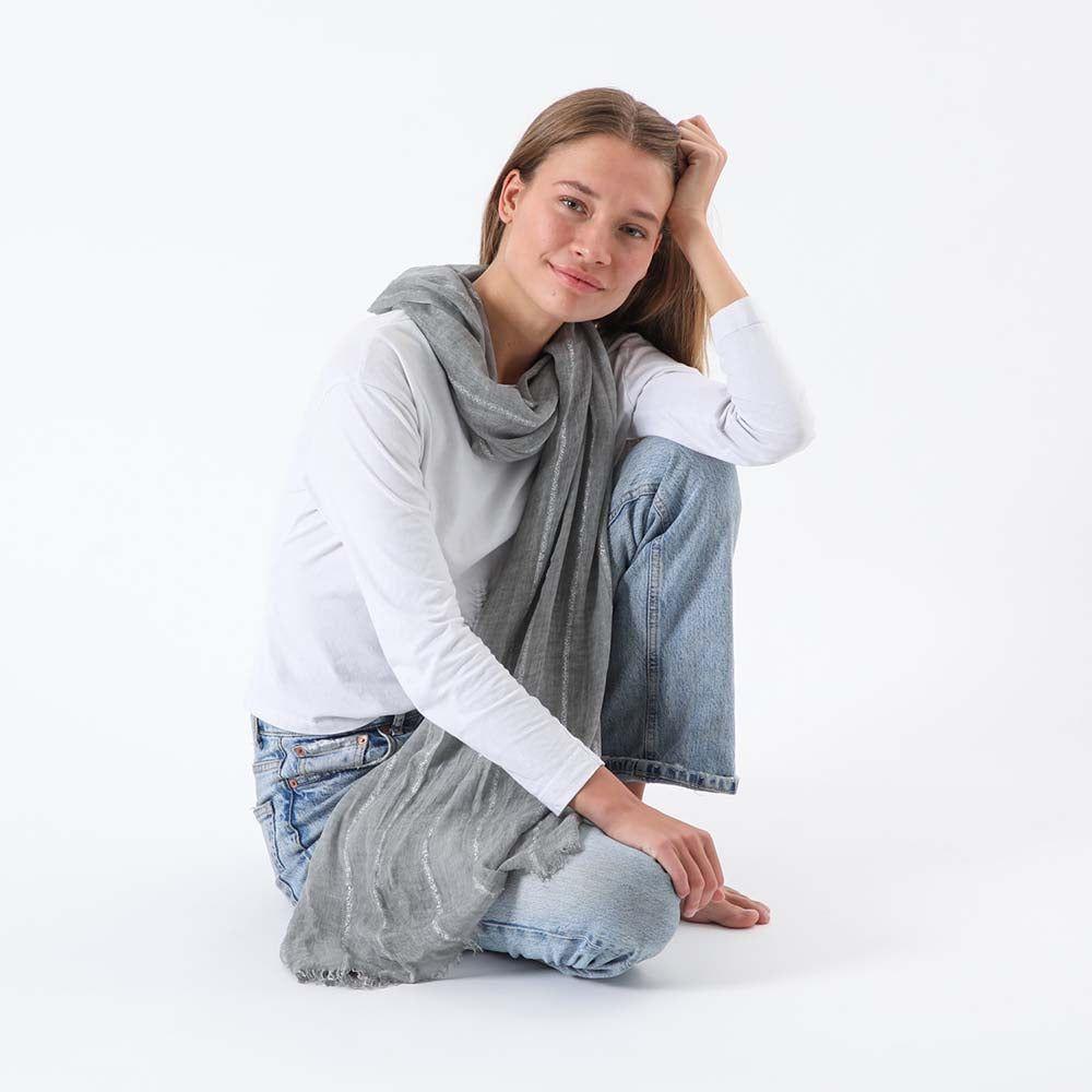 Pañuelo Liso Luarca Gris Humana-2