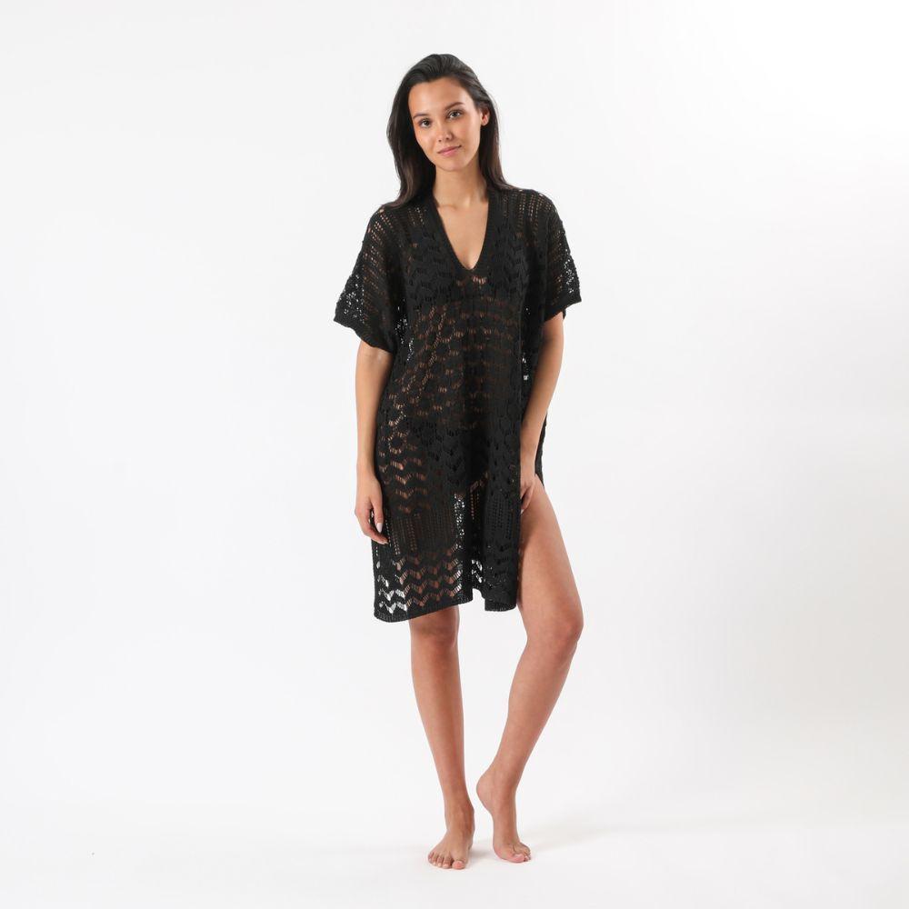 Kimono Cancún Negro Humana-0