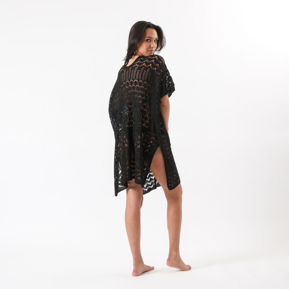 Kimono Cancún Negro Humana-1