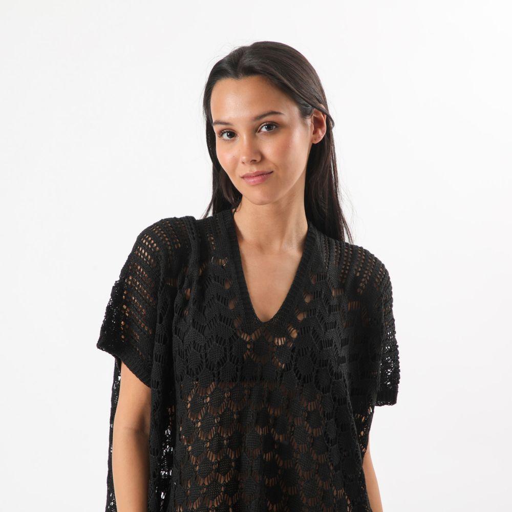 Kimono Cancún Negro Humana-2