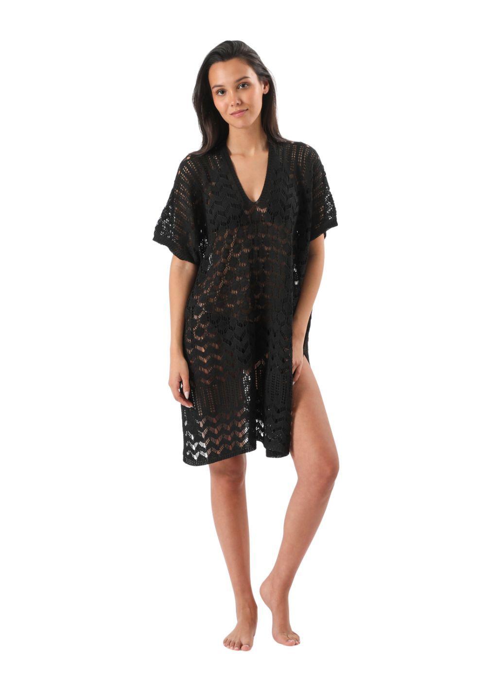 Kimono Cancún Negro Humana-0