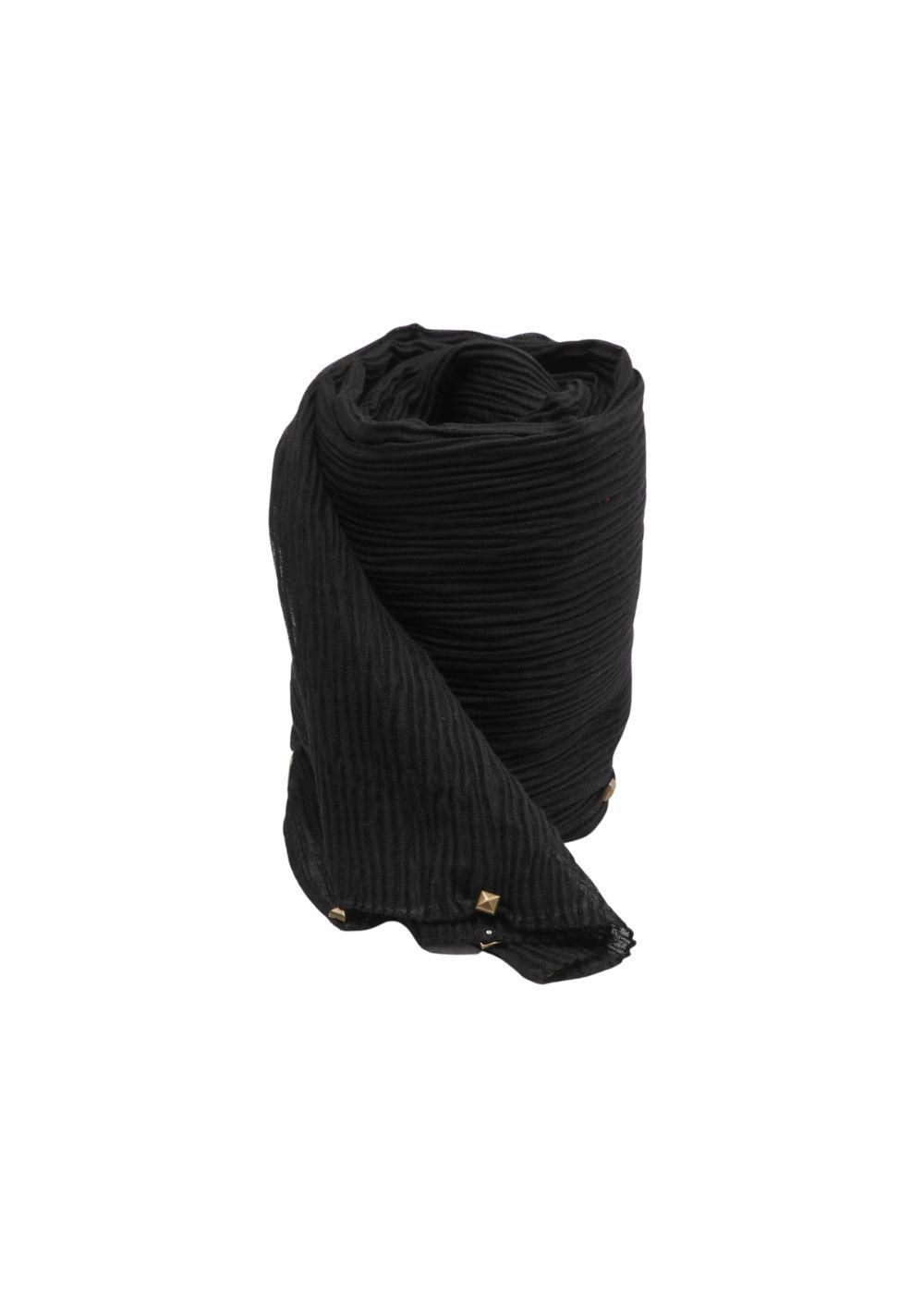 Pañuelo Liso Enrica Negro Humana-0