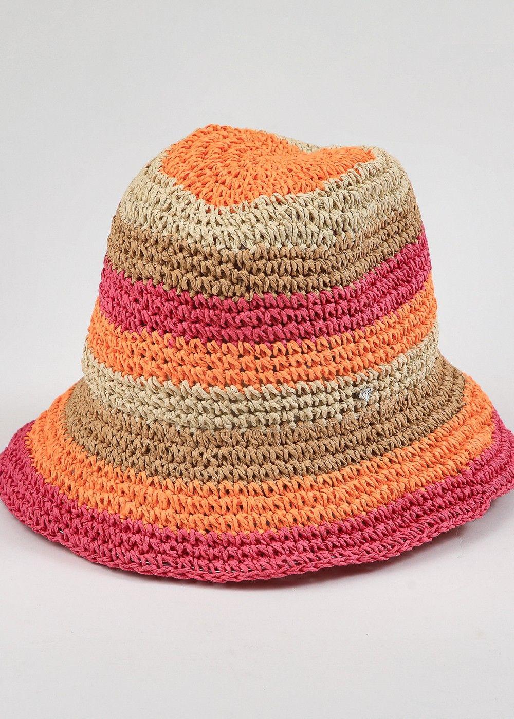 Sombrero Naranjo/Fucsia I-D-0