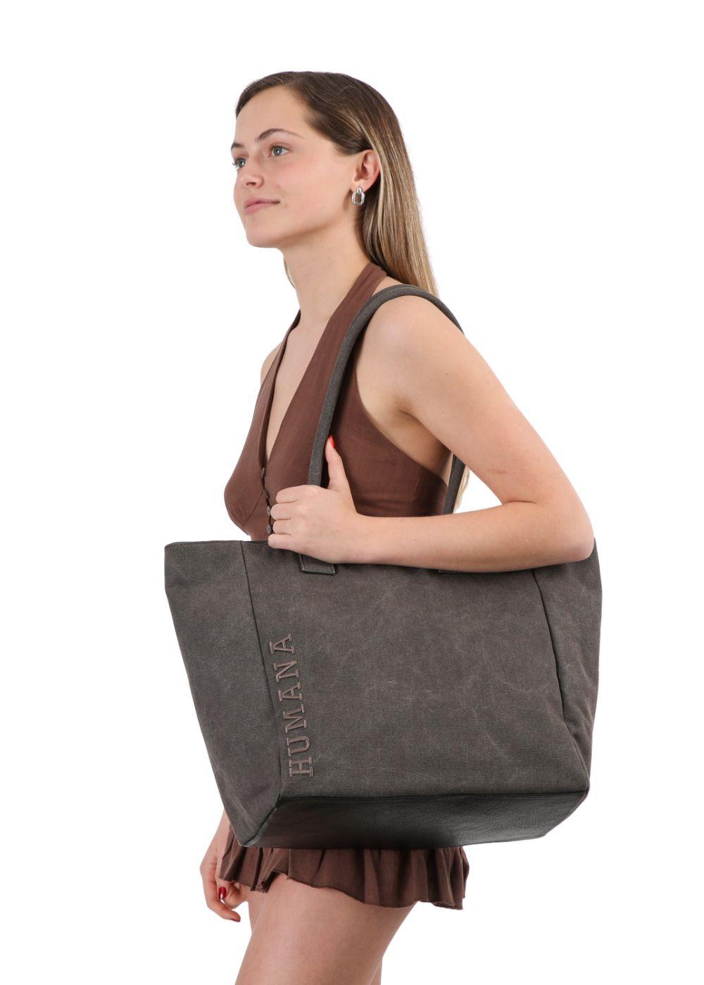 Cartera Tote Cari Gris Humana-3