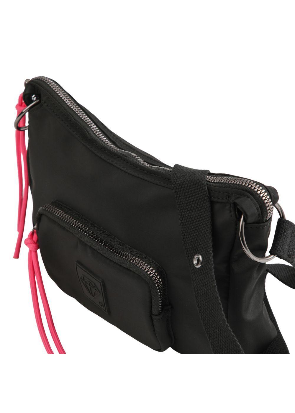 Cartera Bandolera Burgos Nylon Negro ID-2