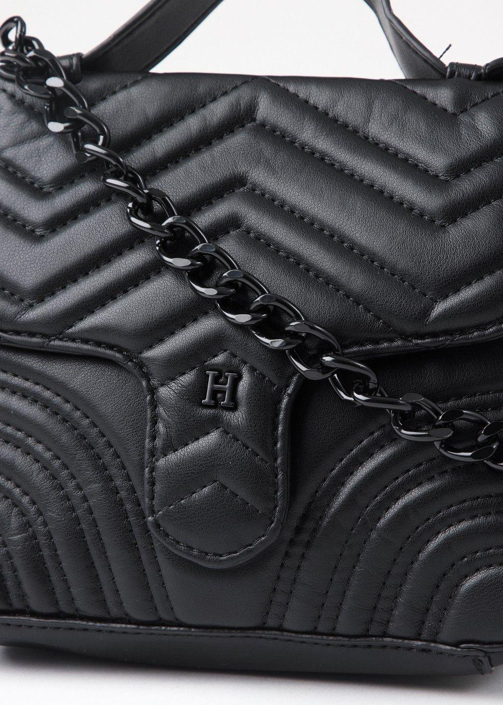Cartera Cruzada Chely Negro Humana-3