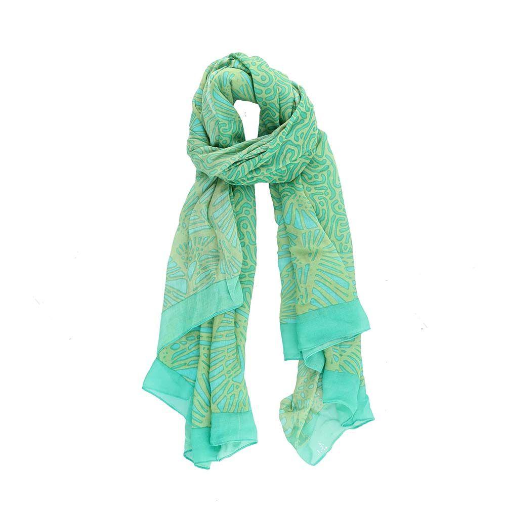 Pañuelo Estampado Stripes verde Humana-0