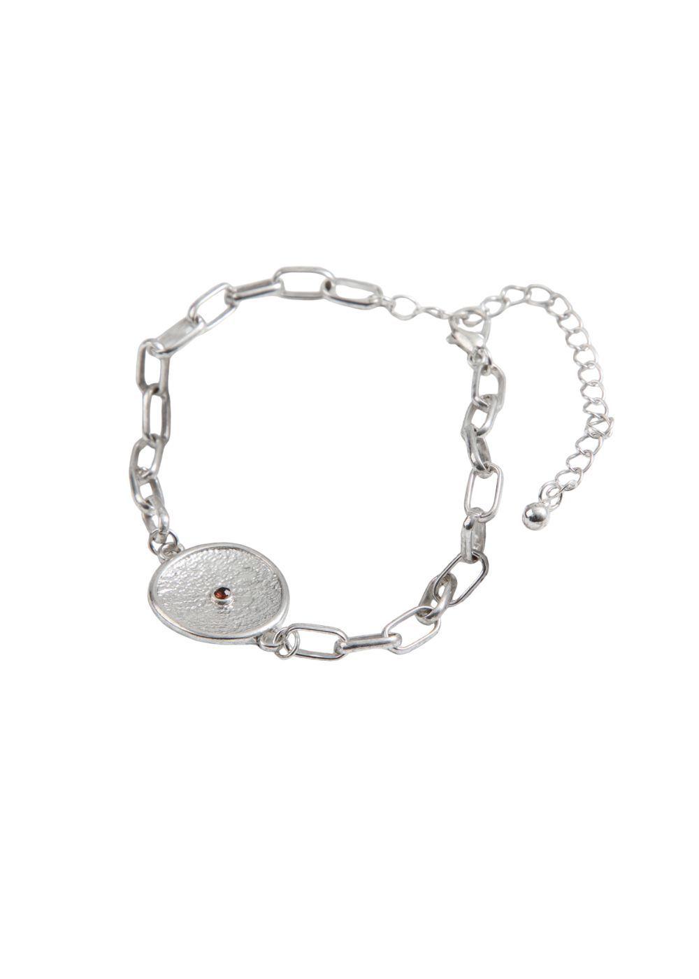 Pulsera Euge Plateado ID-0