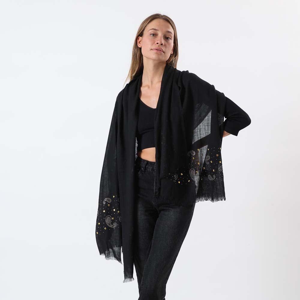 Pañuelo Liso Guld Negro i-D-1