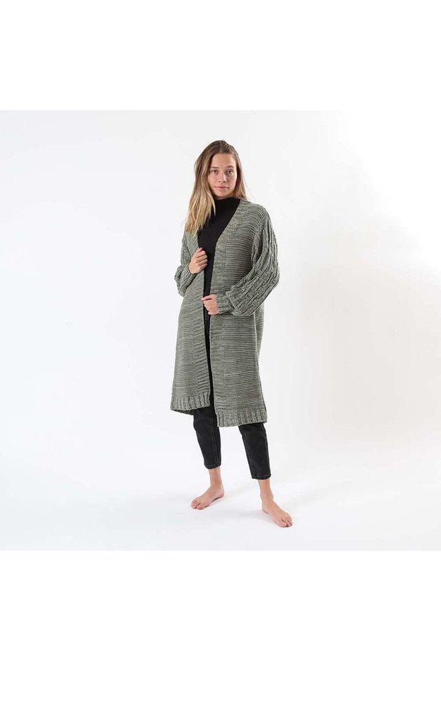 Sweater Tejido Melange Café  Humana-0