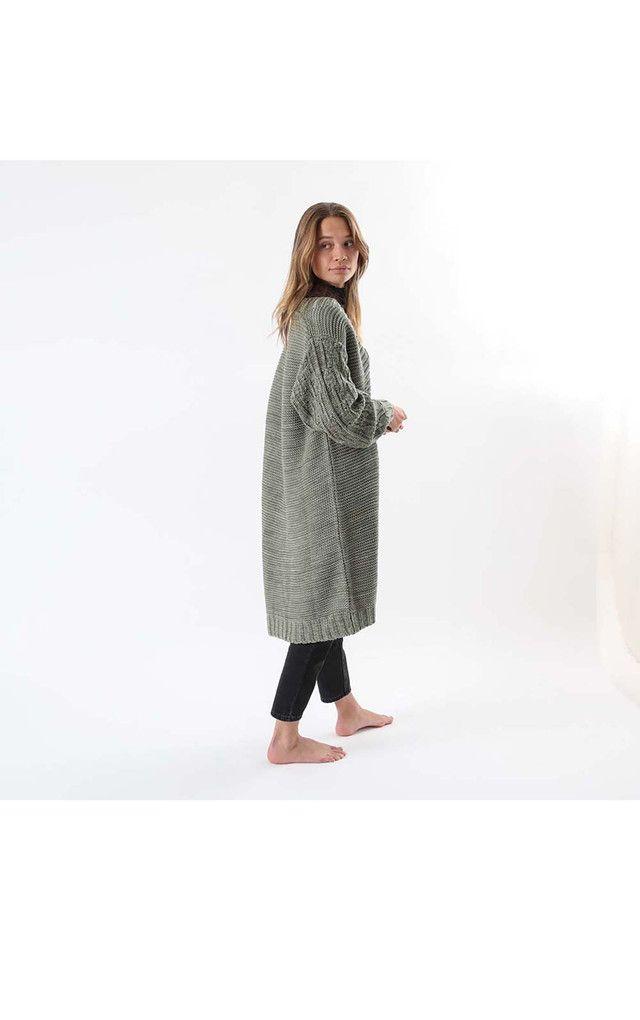 Sweater Tejido Melange Café  Humana-1