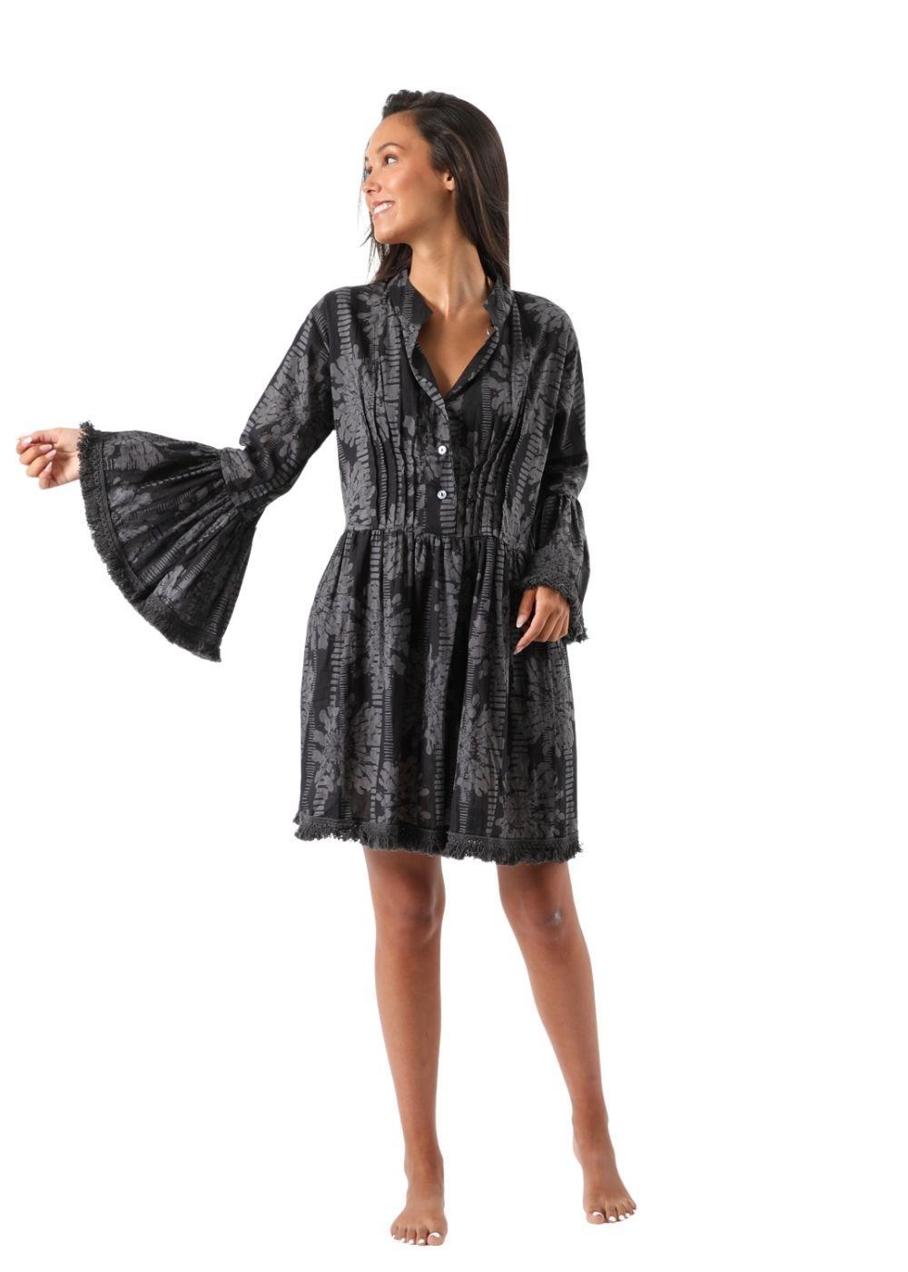 Kimono Close Kanpur Negro Humana-1