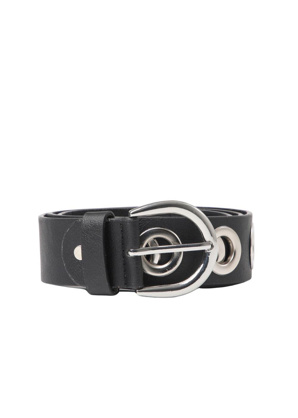 Cinturón Eyelet Negro i-D-0