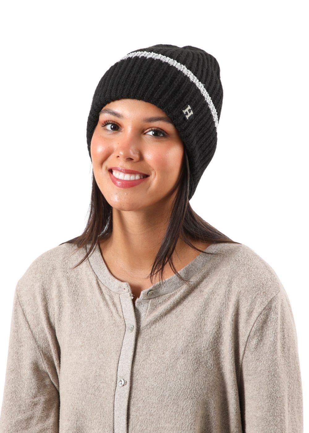 Gorro Lana Julia Negro Humana-2