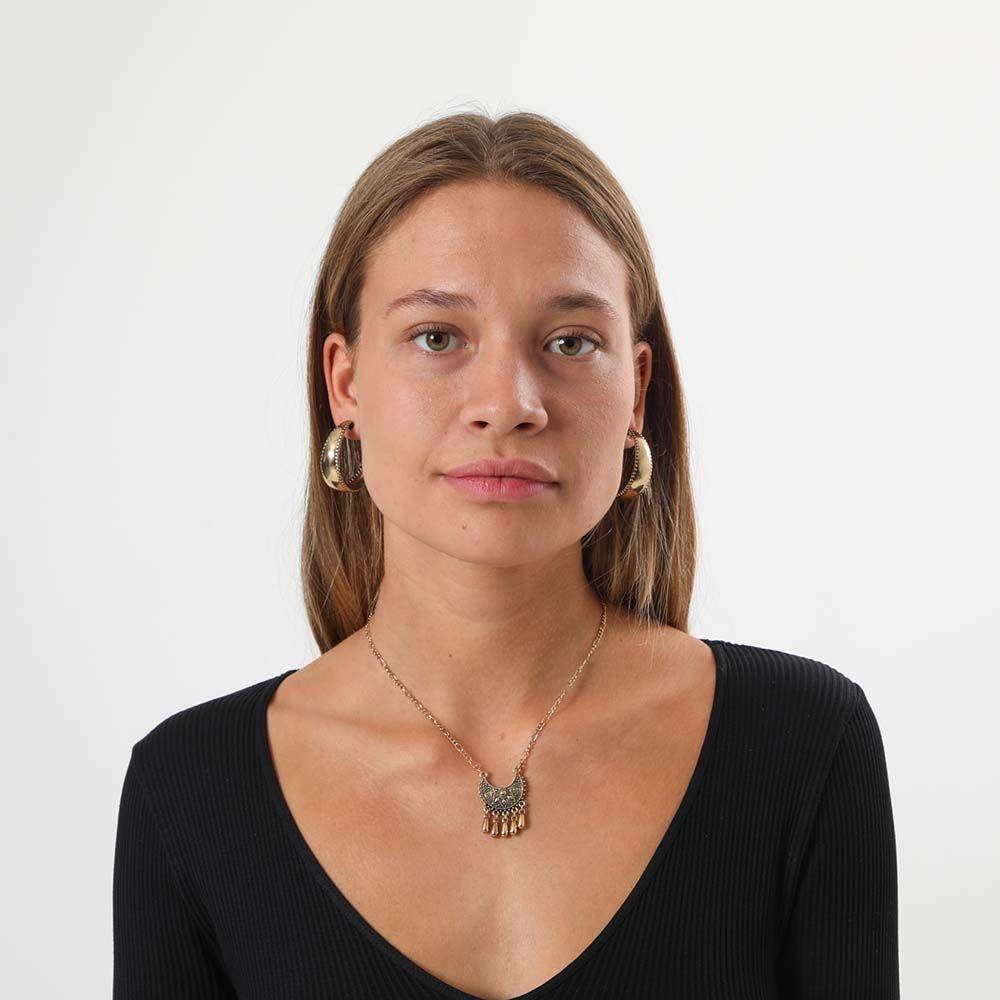 Collar Corto Lia Dorado Humana-1