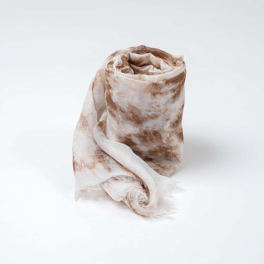 Pañuelo Estampado Teide Café Humana-0