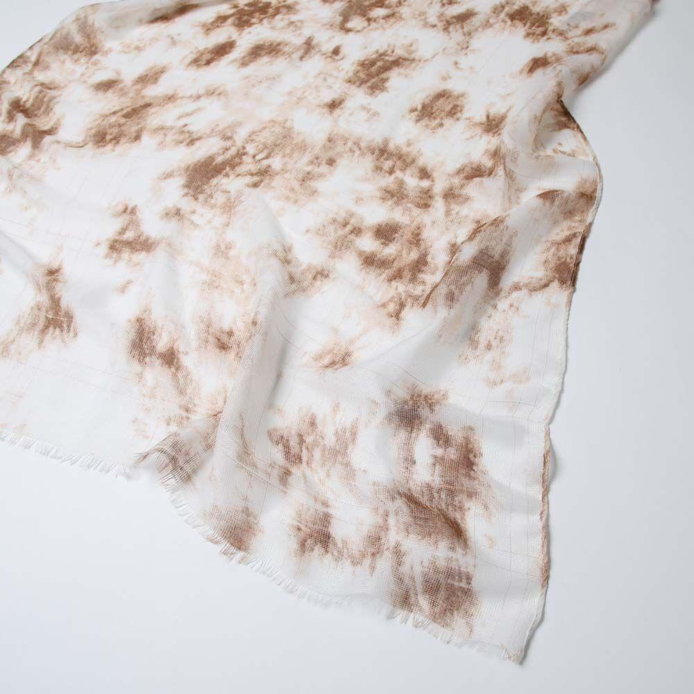 Pañuelo Estampado Teide Café Humana-1