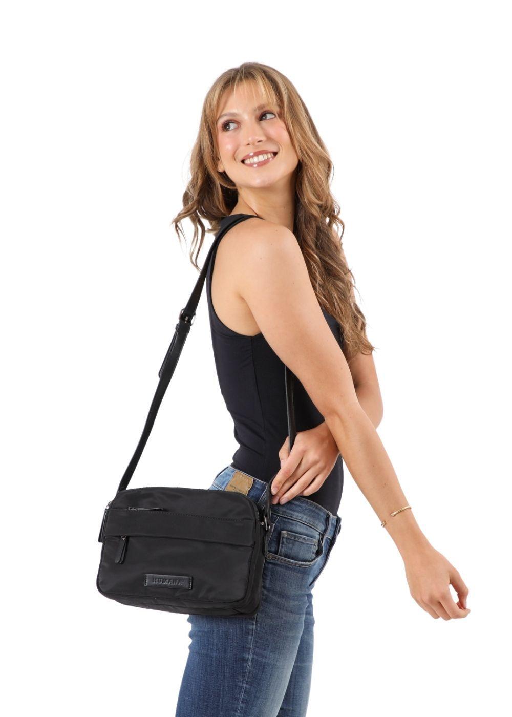 Cartera Cruzada Camila Negro Humana-4