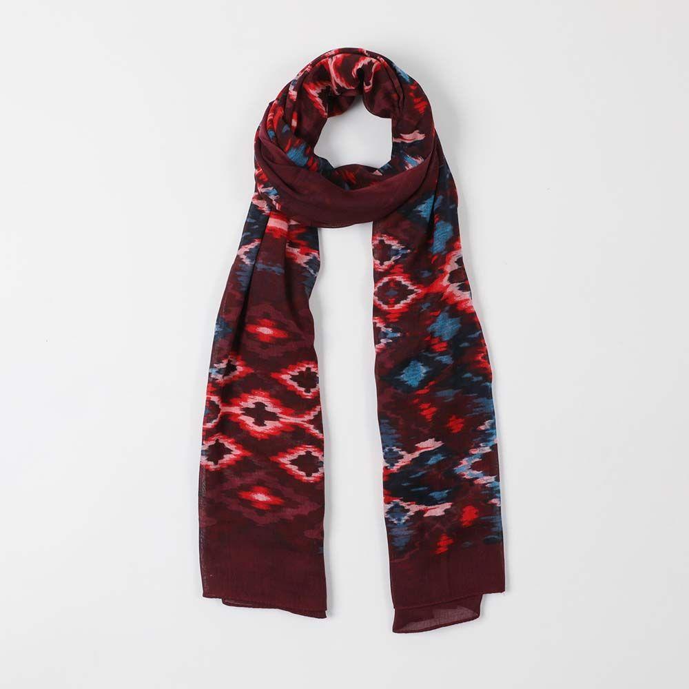 Pañuelo Estampado Rojo Greca i-D-0