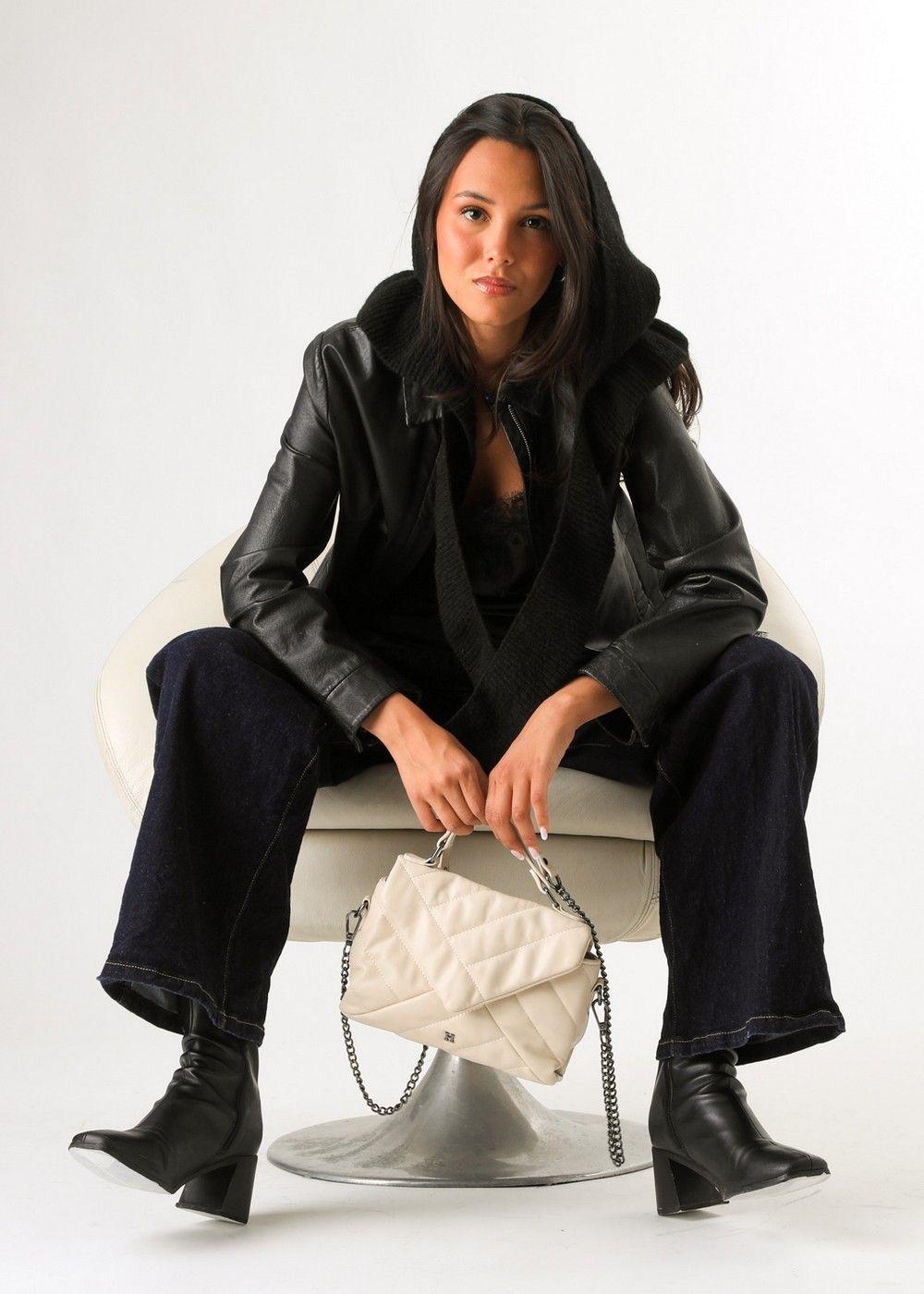 Cartera Cruzada Cissy Ivory Humana-5