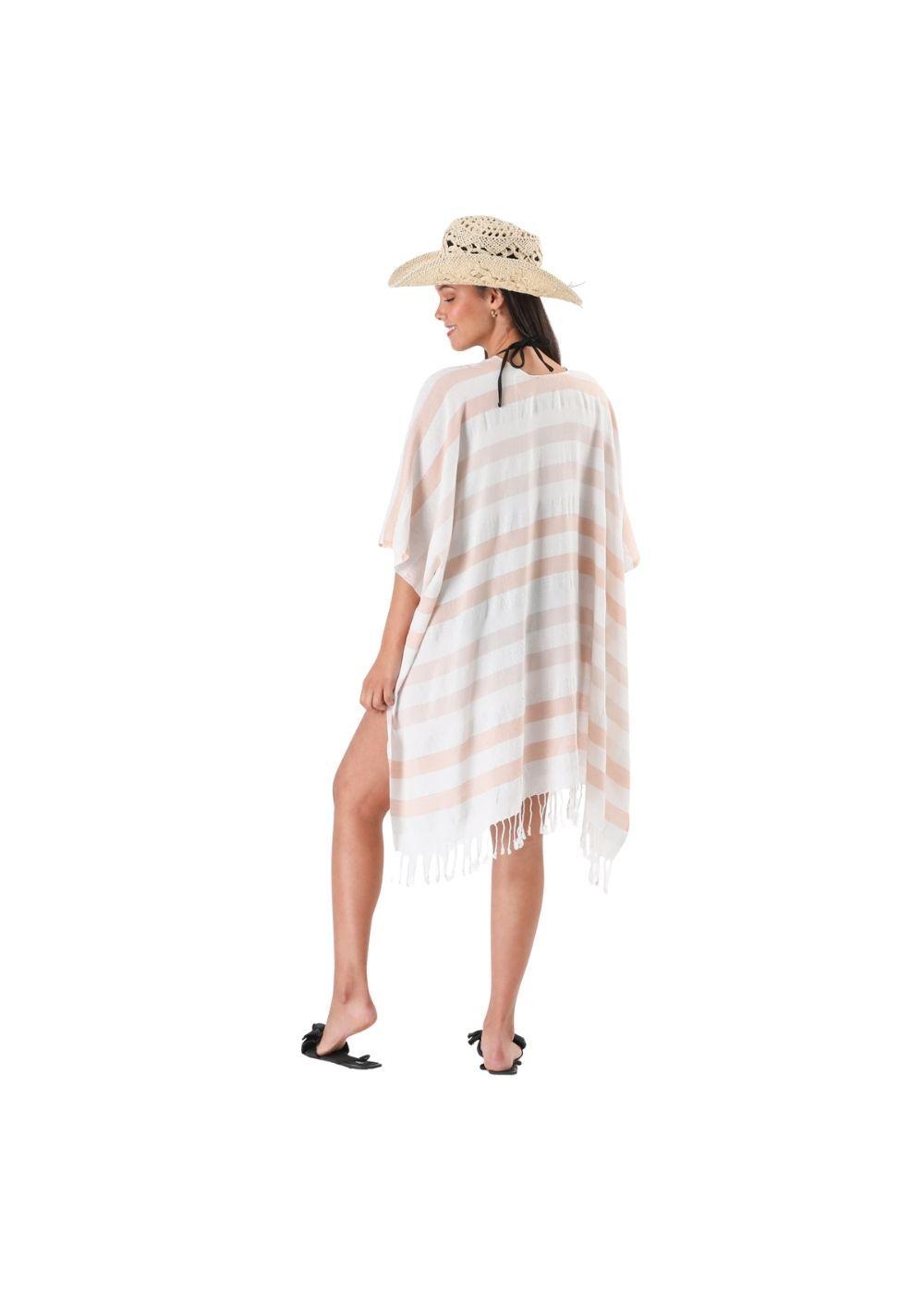 Kimono Dessert Lineas Beige Humana-2