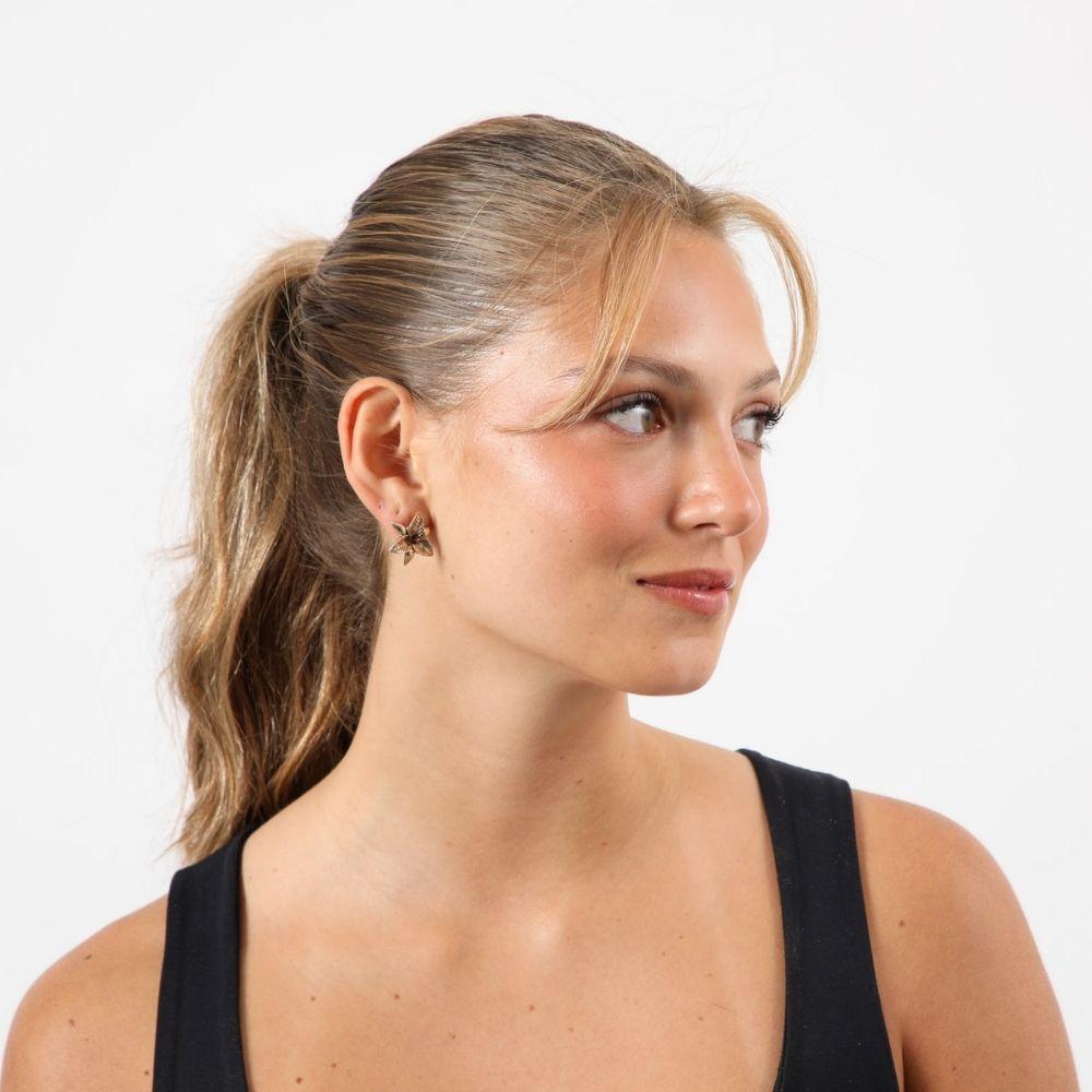 Aros Mediano Nila Dorado Humana-1