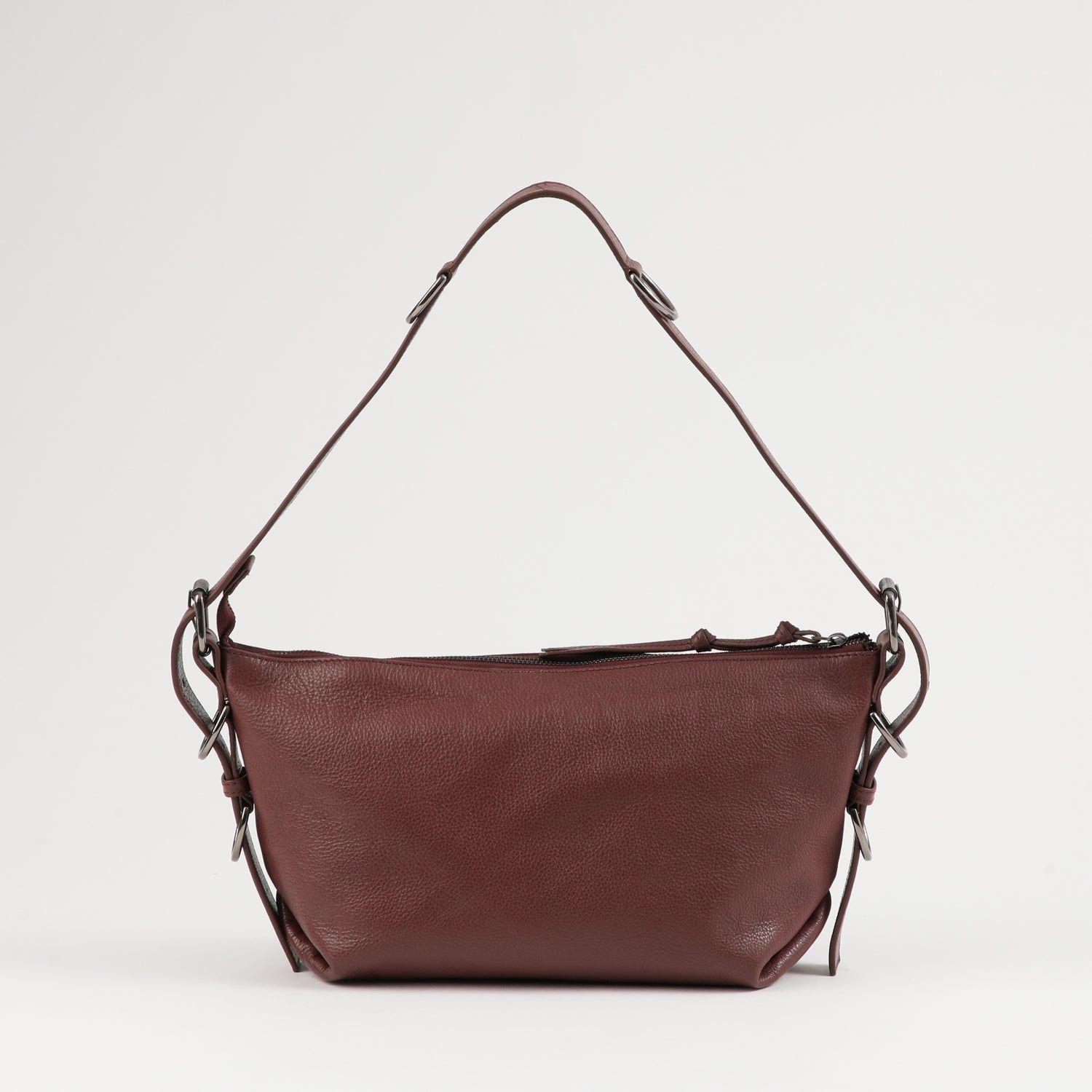 Cartera Cuero Hombro Dubai Burgundy-6