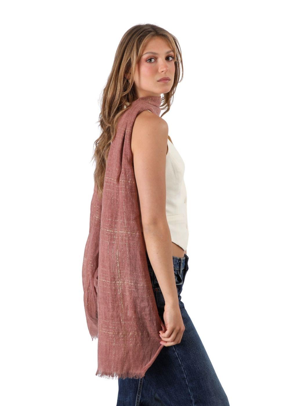 Pañuelo Liso Brown Lurex Humana-2