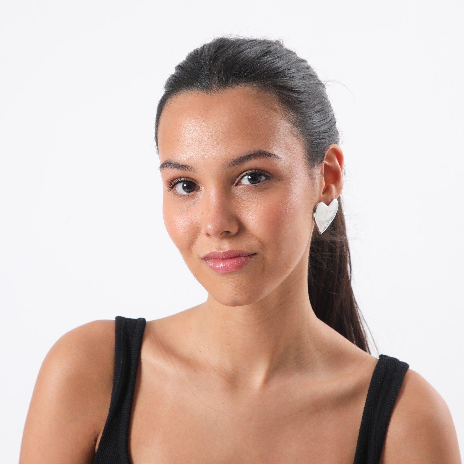 Aros Pegado Trieste Plateado Humana-1