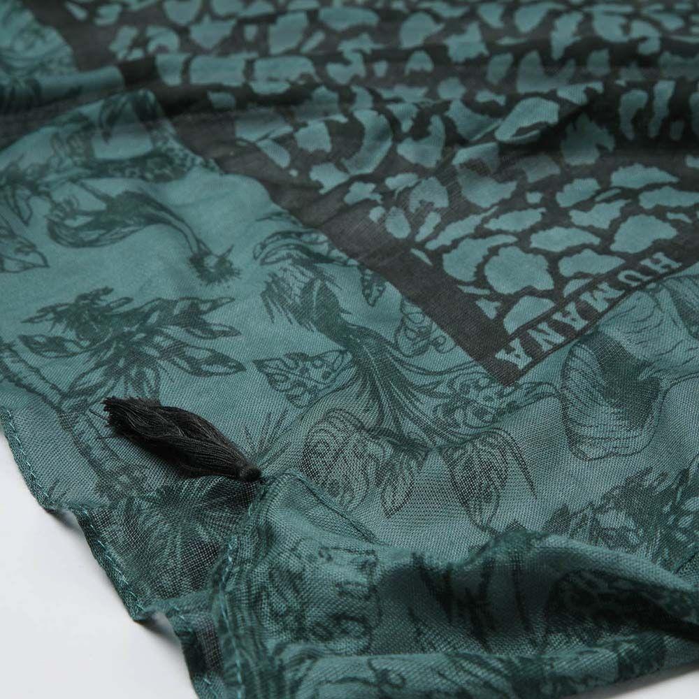 Pañuelo Estampado Almansa Verde Humana-1