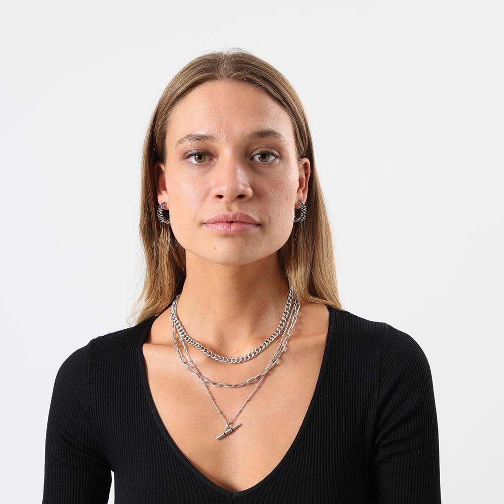 Aros Argolla Sid Plateado Humana-1