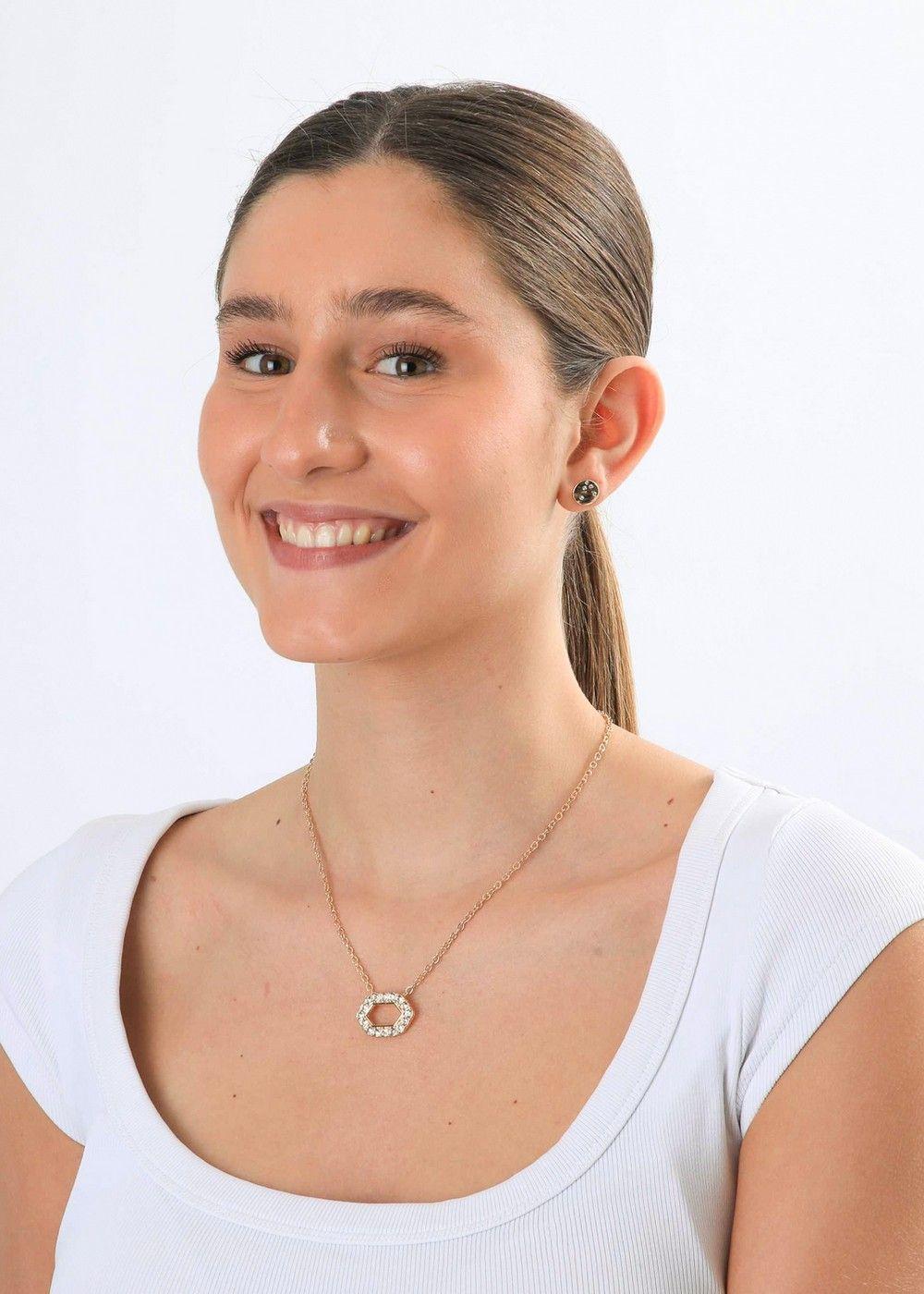 Set De Collar Viví Dorado I-D-1