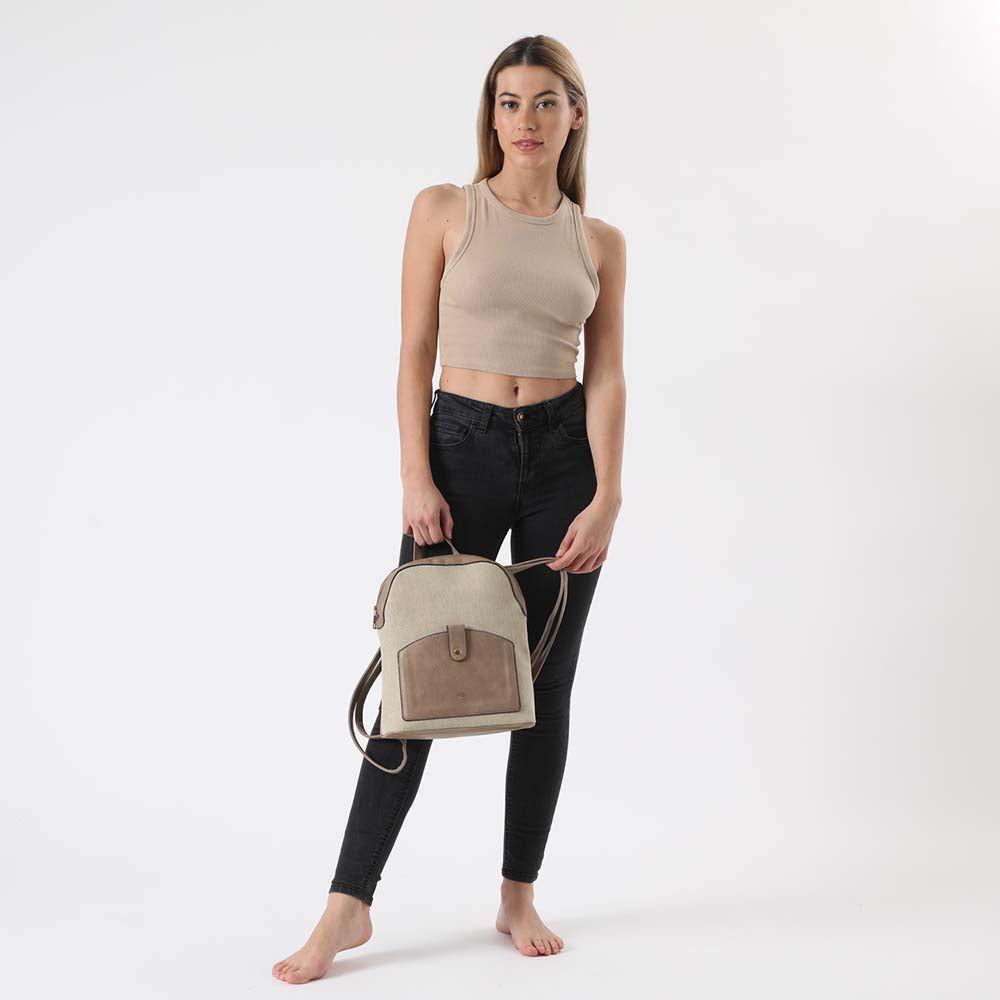 Mochila Evil Beige i-D-3