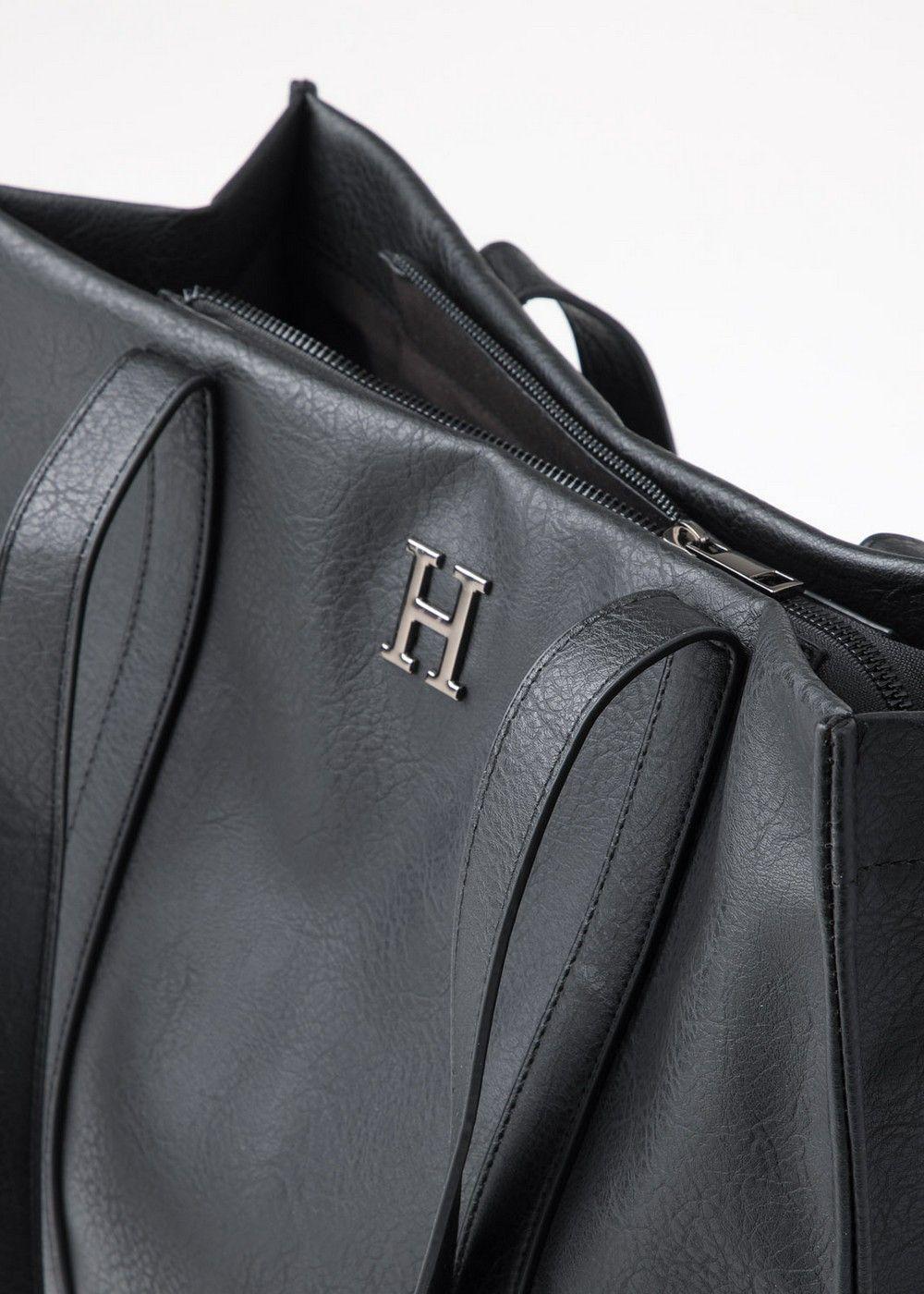 Cartera Tote Sara Negro Humana-2