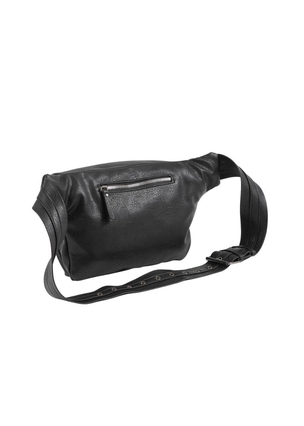 Banano Cleia Ecocuero Tachas Negro Humana-2