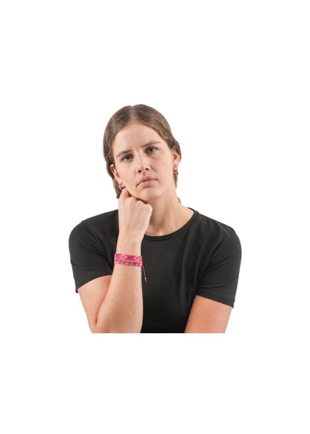 Set Pulseras Oleiros Rosada Humana-1