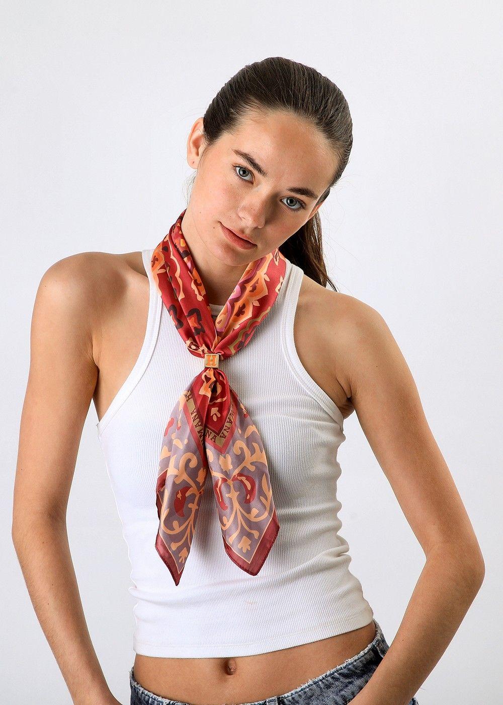 Set De Bandana Greta Rojo Humana-2