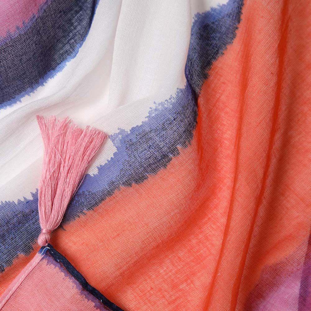 Pañuelo Estampado Watercolor Rosado Humana-1